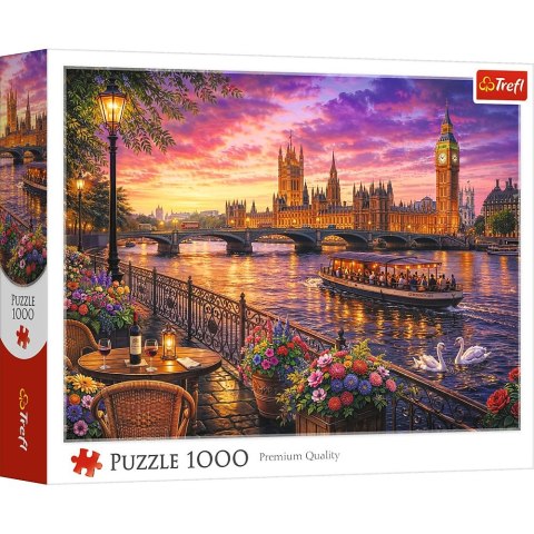 Puzzle Wieczór nad Tamizą, Londyn 1000 el. Trefl (10947)