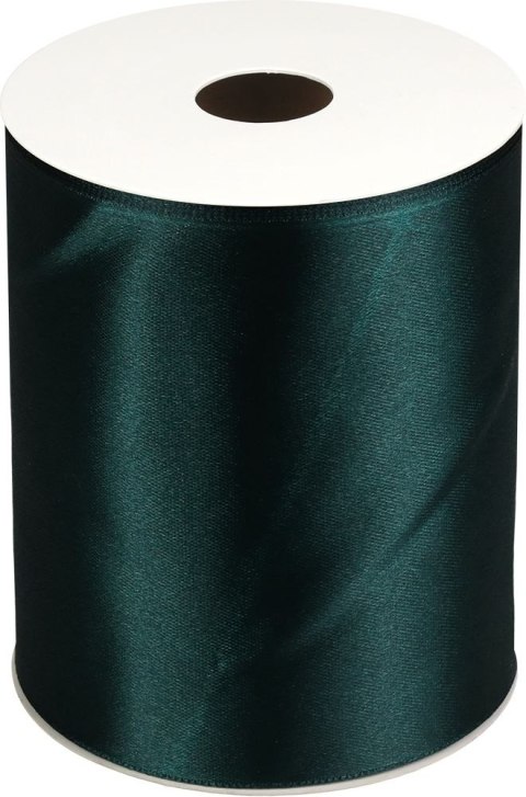 Wstążka Craft-Fun Series satynowa 100x25 [mm x m] zielony butelkowy Titanum (TS100-012B)