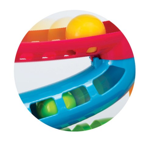 Zabawka edukacyjna zjeżdżalnia z piłeczkami i młotkiem Smily Play (SP82932)