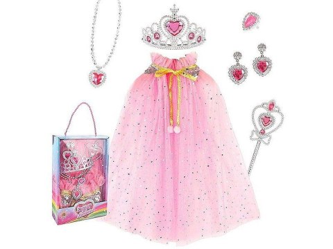 Zestaw piękności peleryna, diadem, różdżka, kolczyki i naszyjnik Adar (636583)