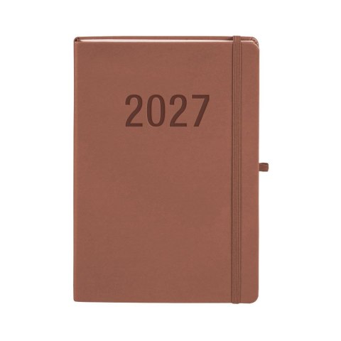 Kalendarz książkowy (terminarz) 2027 MEMOFIX tygodniowy B5 Antra (MOCHA MAUSSE)