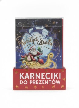 Kartka składana A7 Bożenarodzenie Karneciki do prezentów Kukartka (KWP-001 BN)