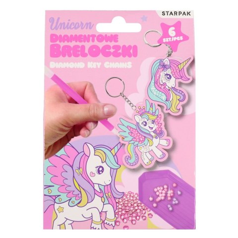 Mozaika ZESTAW KREATYWNY BRELOK DIAMENT UNICORN Starpak (583606)