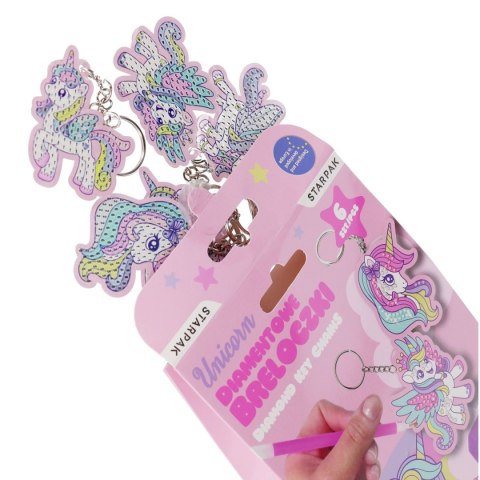 Mozaika ZESTAW KREATYWNY BRELOK DIAMENT UNICORN Starpak (583606)