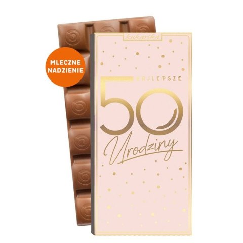 Słodycze 50-stka Czekolada mix Kukartka (540)