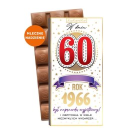 Słodycze 60-stka Czekolada nadziewana mix Kukartka (549)